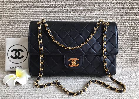 authentic chanel lambskin bag